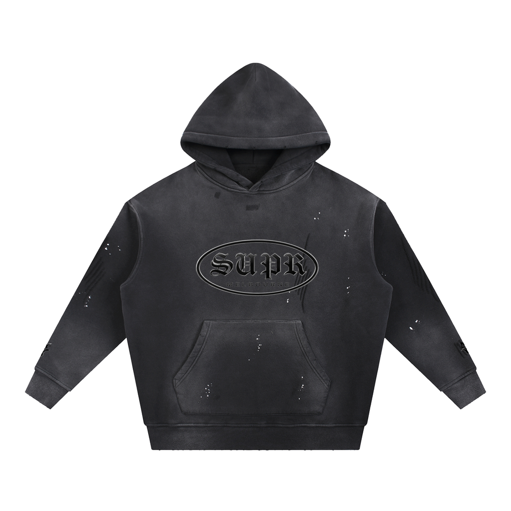 Vintage Washed Frayed 360gsm
