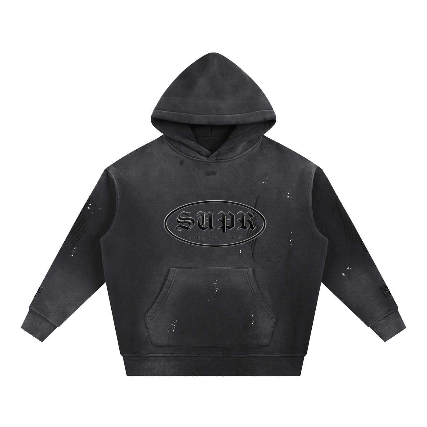 Vintage Washed Frayed 360gsm