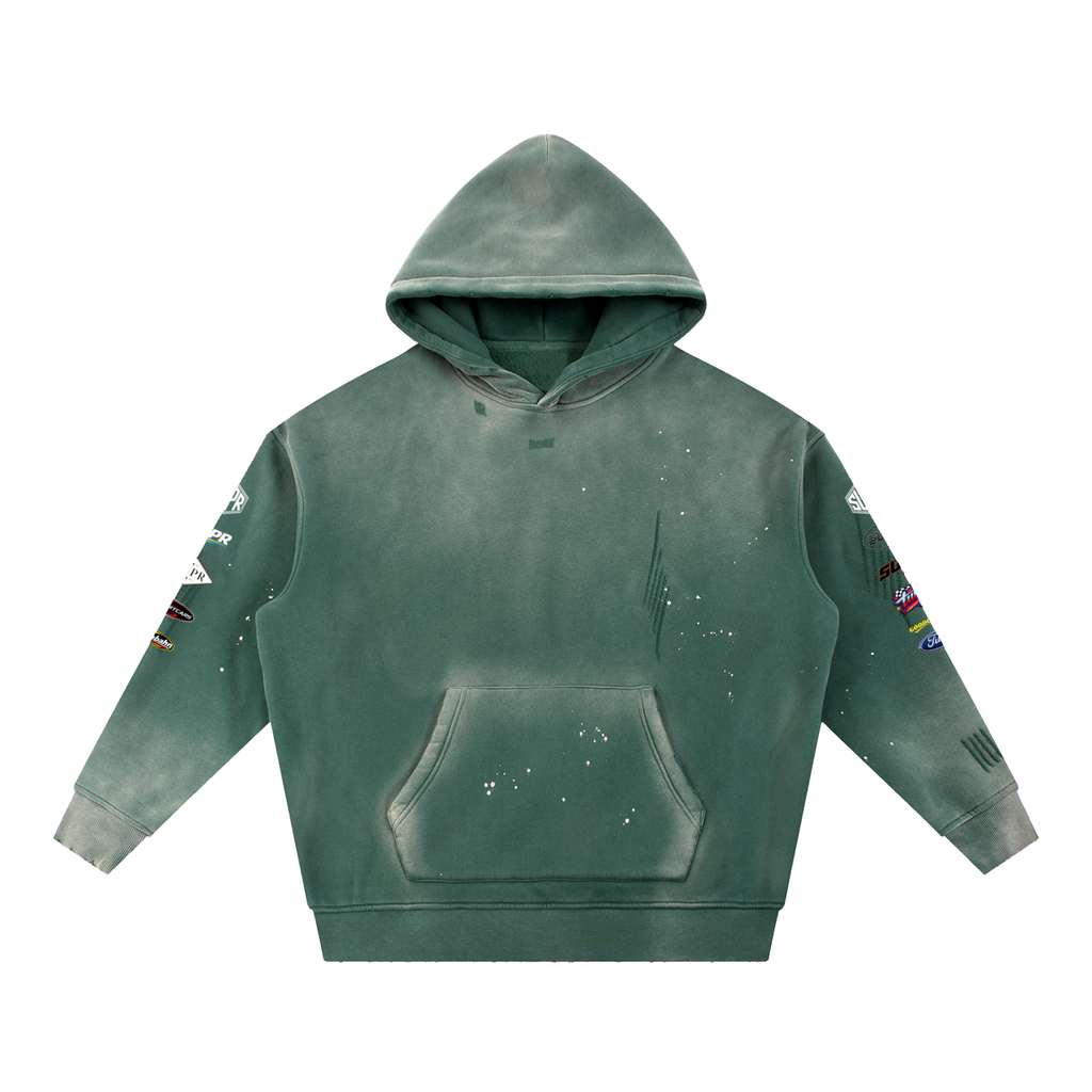 Vintage Washed Parody RACEDAY Hoodie