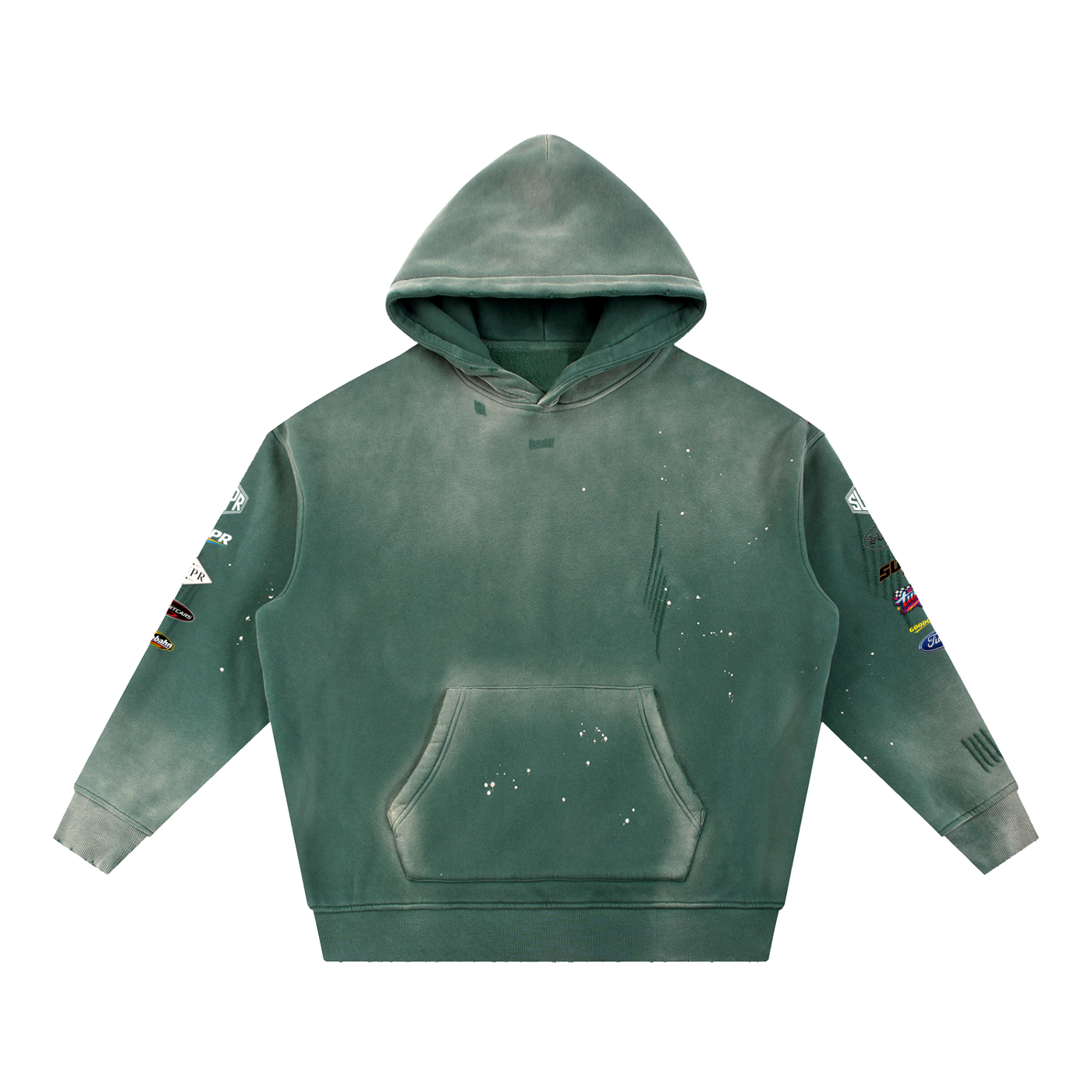 Vintage Washed Parody RACEDAY Hoodie