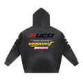 Vintage Washed Parody RACEDAY Hoodie
