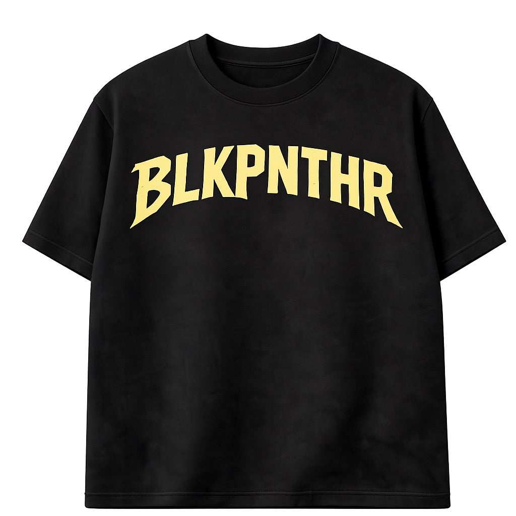 blkpnthr - underdog tee yellow