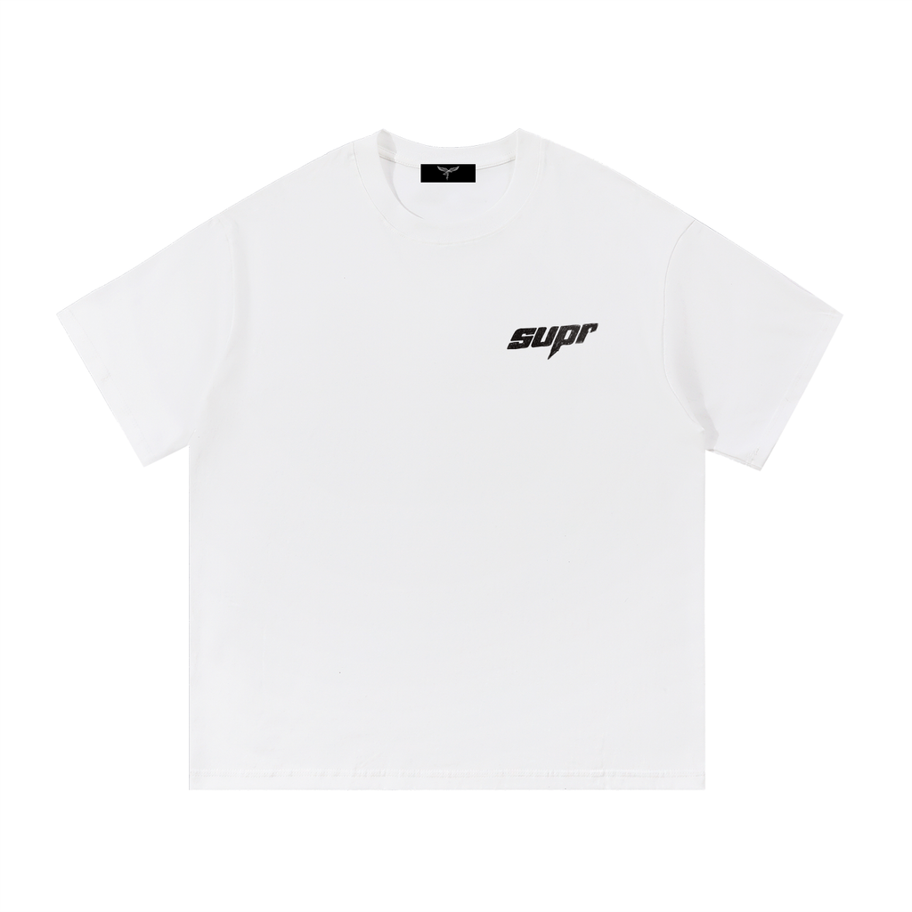 SUPR Cotton T-Shirt - Distorted OG Logo, Limited to 50 shirts max