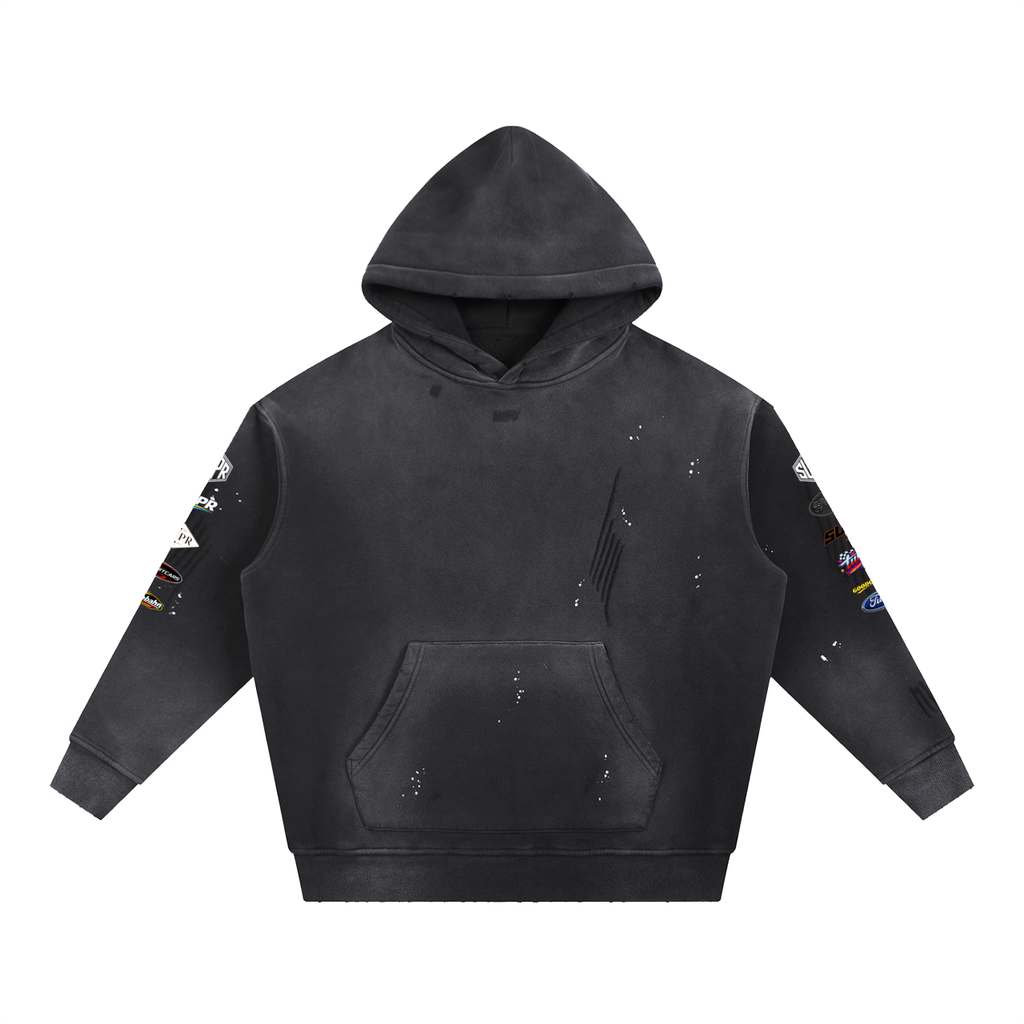 Vintage Washed Parody RACEDAY Hoodie