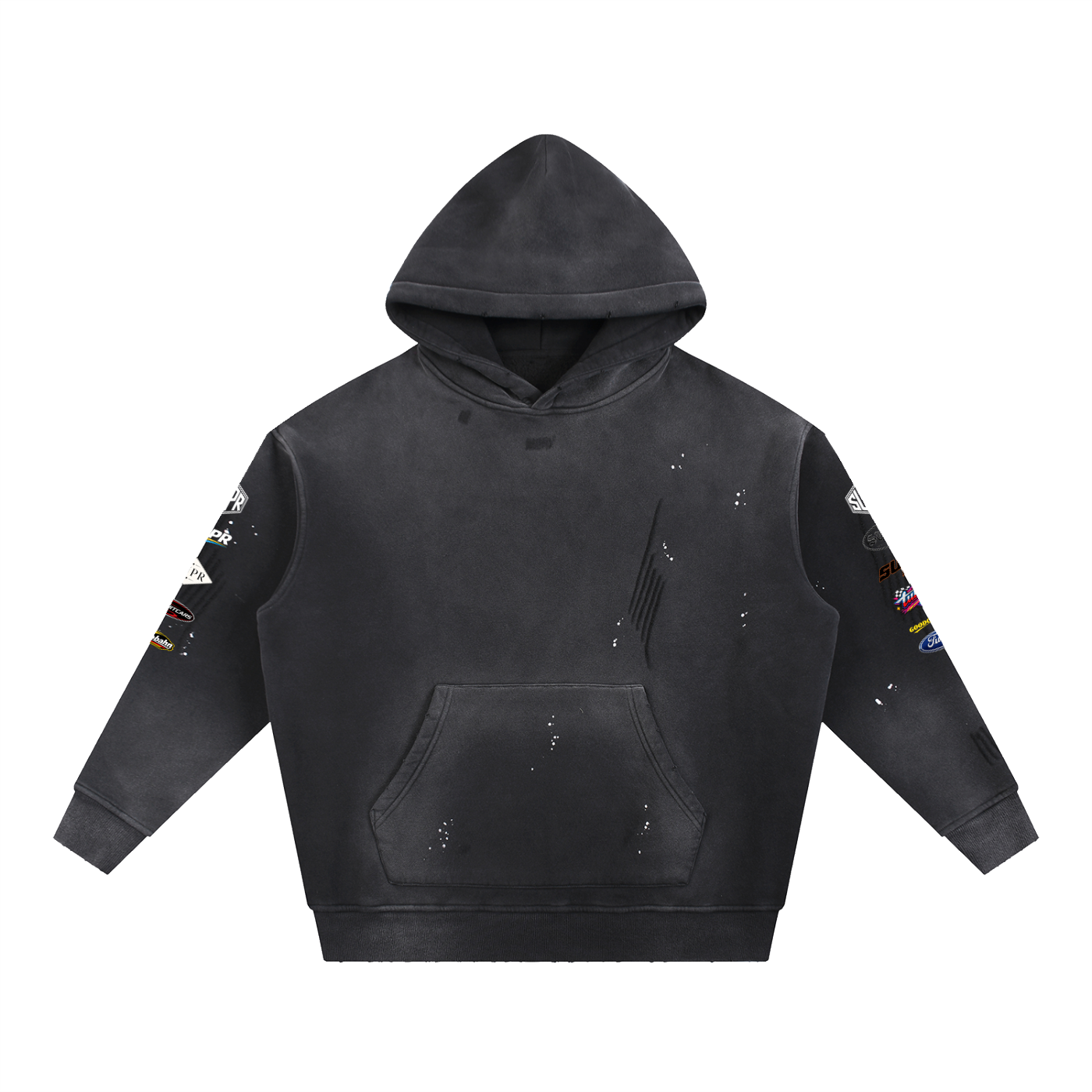 Vintage Washed Parody RACEDAY Hoodie