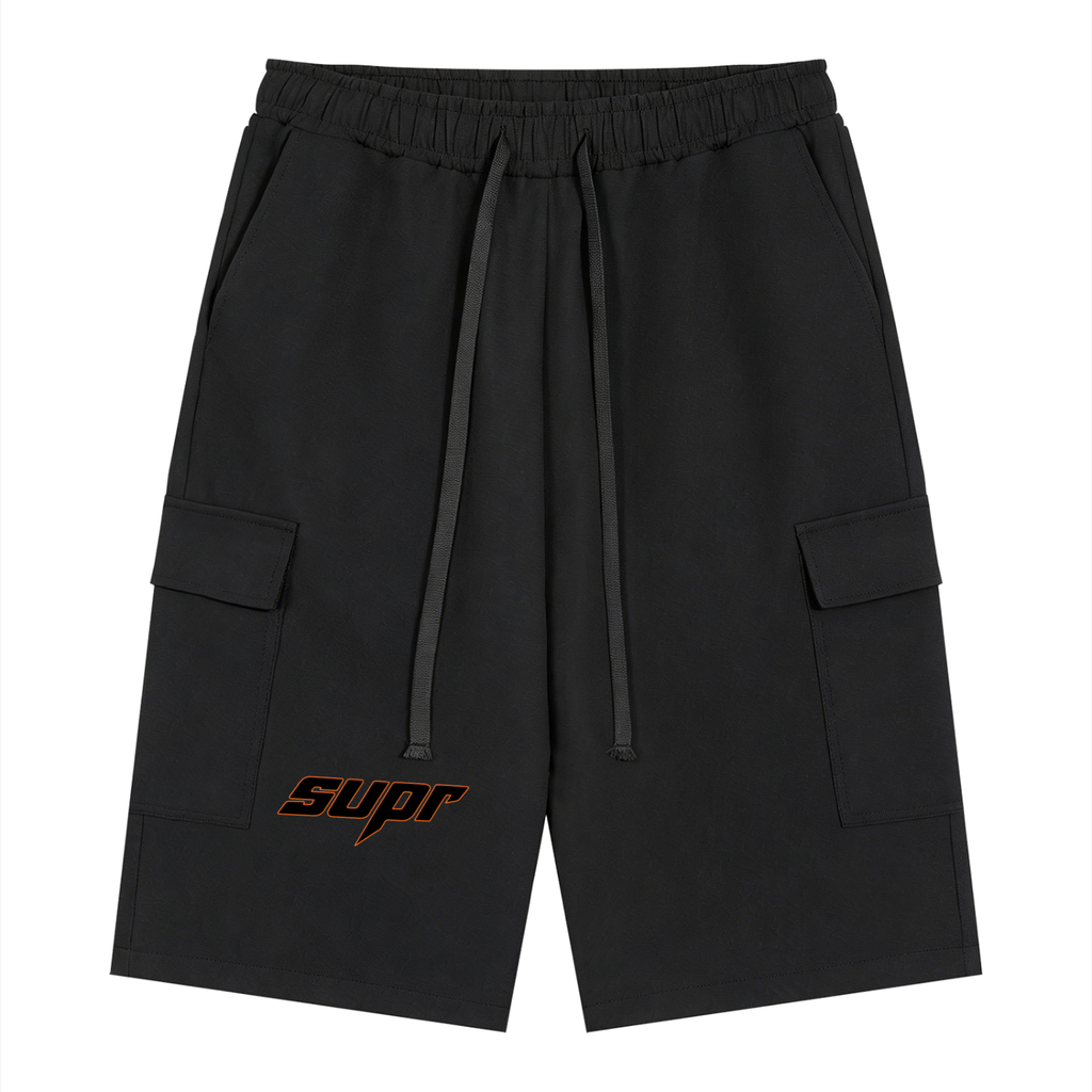 Unisex Drawstring Cargo Shorts