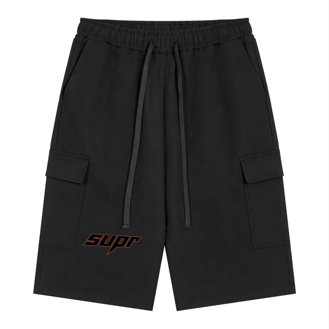Unisex Drawstring Cargo Shorts